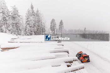 2024-02-16 - 47 Romet JÜRGENSON, Siim OJA, Ford Fiesta Rally3, action during the Rally Sweden 2024, 2nd round of the 2024 WRC World Rally Car Championship, from February 15 to 18, 2024 at Umea, Sweden - AUTO - WRC - RALLY SWEDEN 2024 - RALLY - MOTORS