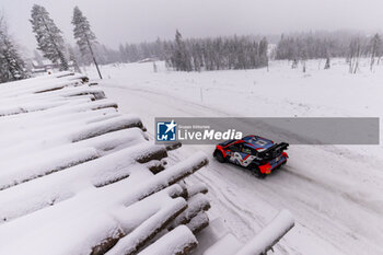 2024-02-16 - 08 TANAK Ott, JARVEOJA Martin, Hyundai I20 Rally1, action during the Rally Sweden 2024, 2nd round of the 2024 WRC World Rally Car Championship, from February 15 to 18, 2024 at Umea, Sweden - AUTO - WRC - RALLY SWEDEN 2024 - RALLY - MOTORS