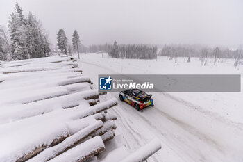2024-02-16 - 31 SOLANS Jan, SANJUAN Rodrigo, Toyota Yaris Rally2, action during the Rally Sweden 2024, 2nd round of the 2024 WRC World Rally Car Championship, from February 15 to 18, 2024 at Umea, Sweden - AUTO - WRC - RALLY SWEDEN 2024 - RALLY - MOTORS