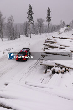 2024-02-16 - 04 LAPPI Esapekka, FERM Janne, Hyundai I20 Rally1, action during the Rally Sweden 2024, 2nd round of the 2024 WRC World Rally Car Championship, from February 15 to 18, 2024 at Umea, Sweden - AUTO - WRC - RALLY SWEDEN 2024 - RALLY - MOTORS