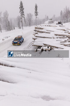 2024-02-16 - 24 JOONA Lauri, HUSSI Janni, Skoda Fabia RS Rally2, action during the Rally Sweden 2024, 2nd round of the 2024 WRC World Rally Car Championship, from February 15 to 18, 2024 at Umea, Sweden - AUTO - WRC - RALLY SWEDEN 2024 - RALLY - MOTORS