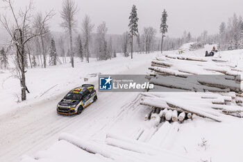 2024-02-16 - 53 Roberto BLACH, Mauro BARREIRO, Ford Fiesta Rally3, action during the Rally Sweden 2024, 2nd round of the 2024 WRC World Rally Car Championship, from February 15 to 18, 2024 at Umea, Sweden - AUTO - WRC - RALLY SWEDEN 2024 - RALLY - MOTORS
