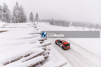 2024-02-16 - 60 Gerardo ROSSELOT, Marcelo BRIZIO,Ford Fiesta Rally3, action during the Rally Sweden 2024, 2nd round of the 2024 WRC World Rally Car Championship, from February 15 to 18, 2024 at Umea, Sweden - AUTO - WRC - RALLY SWEDEN 2024 - RALLY - MOTORS