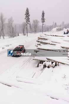 2024-02-16 - 44 KOHN Filip, WOODBURN Tom, Ford Fiesta Rally3, action during the Rally Sweden 2024, 2nd round of the 2024 WRC World Rally Car Championship, from February 15 to 18, 2024 at Umea, Sweden - AUTO - WRC - RALLY SWEDEN 2024 - RALLY - MOTORS