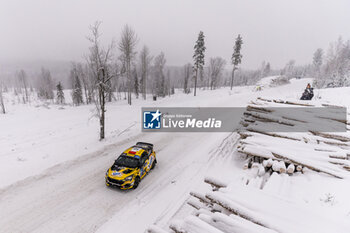 2024-02-16 - 50 Jakub MATULKA, Daniel DYMURSKI, Ford Fiesta Rally3, action during the Rally Sweden 2024, 2nd round of the 2024 WRC World Rally Car Championship, from February 15 to 18, 2024 at Umea, Sweden - AUTO - WRC - RALLY SWEDEN 2024 - RALLY - MOTORS