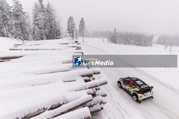 2024-02-16 - 26 HEIKKILÄ Mikko, TEMONEN Kristian, Toyota Yaris Rally2, action during the Rally Sweden 2024, 2nd round of the 2024 WRC World Rally Car Championship, from February 15 to 18, 2024 at Umea, Sweden - AUTO - WRC - RALLY SWEDEN 2024 - RALLY - MOTORS