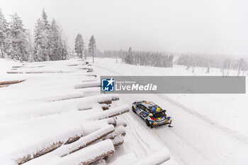 2024-02-16 - 46 Norbert MAIOR, Francesca MAIOR, Ford Fiesta Rally3, action during the Rally Sweden 2024, 2nd round of the 2024 WRC World Rally Car Championship, from February 15 to 18, 2024 at Umea, Sweden - AUTO - WRC - RALLY SWEDEN 2024 - RALLY - MOTORS