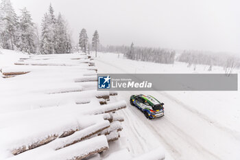 2024-02-16 - 49 Eamonn KELLY, Conor MOHAN, Ford Fiesta Rally3, action during the Rally Sweden 2024, 2nd round of the 2024 WRC World Rally Car Championship, from February 15 to 18, 2024 at Umea, Sweden - AUTO - WRC - RALLY SWEDEN 2024 - RALLY - MOTORS