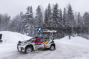 2024-02-16 - 26 HEIKKILÄ Mikko, TEMONEN Kristian, Toyota Yaris Rally2, action during the Rally Sweden 2024, 2nd round of the 2024 WRC World Rally Car Championship, from February 15 to 18, 2024 at Umea, Sweden - AUTO - WRC - RALLY SWEDEN 2024 - RALLY - MOTORS