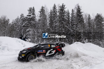 2024-02-16 - 18 KATSUTA Takamoto, JOHNSTON Aaron, Toyota GR Yaris Rally1, action during the Rally Sweden 2024, 2nd round of the 2024 WRC World Rally Car Championship, from February 15 to 18, 2024 at Umea, Sweden - AUTO - WRC - RALLY SWEDEN 2024 - RALLY - MOTORS