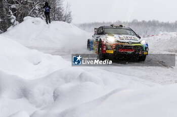 2024-02-16 - 31 SOLANS Jan, SANJUAN Rodrigo, Toyota Yaris Rally2, action during the Rally Sweden 2024, 2nd round of the 2024 WRC World Rally Car Championship, from February 15 to 18, 2024 at Umea, Sweden - AUTO - WRC - RALLY SWEDEN 2024 - RALLY - MOTORS