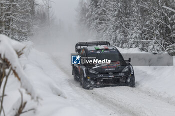 2024-02-16 - 37 BERTELLI Lorenzo, SCATTOLIN Simone, Toyota GR Yaris Rally1, action during the Rally Sweden 2024, 2nd round of the 2024 WRC World Rally Car Championship, from February 15 to 18, 2024 at Umea, Sweden - AUTO - WRC - RALLY SWEDEN 2024 - RALLY - MOTORS