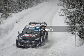 2024-02-16 - 18 KATSUTA Takamoto, JOHNSTON Aaron, Toyota GR Yaris Rally1, action during the Rally Sweden 2024, 2nd round of the 2024 WRC World Rally Car Championship, from February 15 to 18, 2024 at Umea, Sweden - AUTO - WRC - RALLY SWEDEN 2024 - RALLY - MOTORS