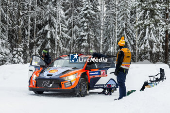 2024-02-17 - NEUVILLE Thierry, Hyundai I20 Rally1, portrait during the Rally Sweden 2024, 2nd round of the 2024 WRC World Rally Car Championship, from February 15 to 18, 2024 at Umea, Sweden - AUTO - WRC - RALLY SWEDEN 2024 - RALLY - MOTORS