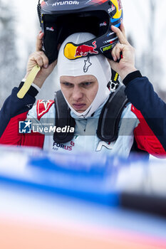 2024-02-17 - TANAK Ott, Hyundai I20 Rally1, portrait during the Rally Sweden 2024, 2nd round of the 2024 WRC World Rally Car Championship, from February 15 to 18, 2024 at Umea, Sweden - AUTO - WRC - RALLY SWEDEN 2024 - RALLY - MOTORS
