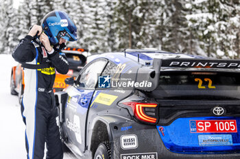 2024-02-17 - PAJARI Sami, MALKONEN Enni, Toyota Yaris Rally2, portrait during the Rally Sweden 2024, 2nd round of the 2024 WRC World Rally Car Championship, from February 15 to 18, 2024 at Umea, Sweden - AUTO - WRC - RALLY SWEDEN 2024 - RALLY - MOTORS