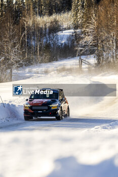 2024-02-17 - 47 Romet JÜRGENSON, Siim OJA, Ford Fiesta Rally3, action during the Rally Sweden 2024, 2nd round of the 2024 WRC World Rally Car Championship, from February 15 to 18, 2024 at Umea, Sweden - AUTO - WRC - RALLY SWEDEN 2024 - RALLY - MOTORS