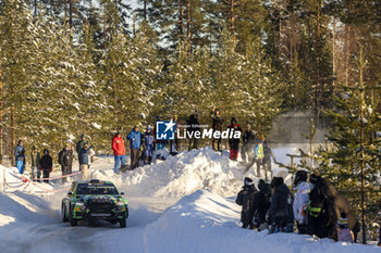2024-02-17 - 36 SOLOWOW Michal, BARAN Maciej, Skoda Fabia RS Rally2, action during the Rally Sweden 2024, 2nd round of the 2024 WRC World Rally Car Championship, from February 15 to 18, 2024 at Umea, Sweden - AUTO - WRC - RALLY SWEDEN 2024 - RALLY - MOTORS