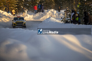 2024-02-17 - 50 Jakub MATULKA, Daniel DYMURSKI, Ford Fiesta Rally3, action during the Rally Sweden 2024, 2nd round of the 2024 WRC World Rally Car Championship, from February 15 to 18, 2024 at Umea, Sweden - AUTO - WRC - RALLY SWEDEN 2024 - RALLY - MOTORS