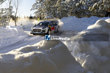 2024-02-17 - 16 FOURMAUX Adrien, CORIA Alexandre, Ford Puma Rally1, action during the Rally Sweden 2024, 2nd round of the 2024 WRC World Rally Car Championship, from February 15 to 18, 2024 at Umea, Sweden - AUTO - WRC - RALLY SWEDEN 2024 - RALLY - MOTORS