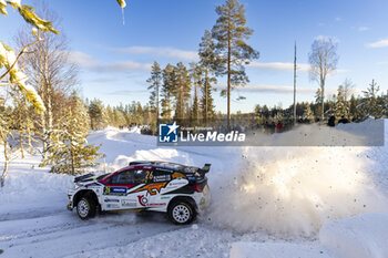 2024-02-17 - 26 HEIKKILÄ Mikko, TEMONEN Kristian, Toyota Yaris Rally2, action during the Rally Sweden 2024, 2nd round of the 2024 WRC World Rally Car Championship, from February 15 to 18, 2024 at Umea, Sweden - AUTO - WRC - RALLY SWEDEN 2024 - RALLY - MOTORS