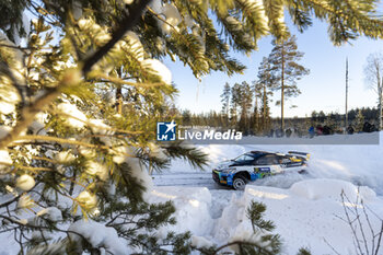 2024-02-17 - 31 SOLANS Jan, SANJUAN Rodrigo, Toyota Yaris Rally2, action during the Rally Sweden 2024, 2nd round of the 2024 WRC World Rally Car Championship, from February 15 to 18, 2024 at Umea, Sweden - AUTO - WRC - RALLY SWEDEN 2024 - RALLY - MOTORS