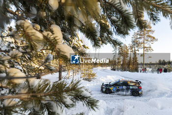 2024-02-17 - 45 DOMINGUEZ Diego, PEÑATE Rogelio, Ford Fiesta Rally3, action during the Rally Sweden 2024, 2nd round of the 2024 WRC World Rally Car Championship, from February 15 to 18, 2024 at Umea, Sweden - AUTO - WRC - RALLY SWEDEN 2024 - RALLY - MOTORS