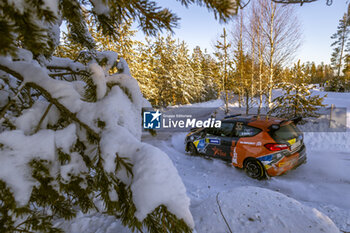 2024-02-17 - 55 Taylor GILL, Daniel BRKIC, Ford Fiesta Rally3, action during the Rally Sweden 2024, 2nd round of the 2024 WRC World Rally Car Championship, from February 15 to 18, 2024 at Umea, Sweden - AUTO - WRC - RALLY SWEDEN 2024 - RALLY - MOTORS
