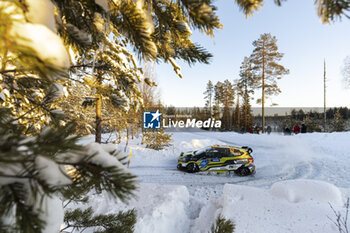 2024-02-17 - 52 Fabio SCHWARZ, Bernhard ETTEL, Ford Fiesta Rally3, action during the Rally Sweden 2024, 2nd round of the 2024 WRC World Rally Car Championship, from February 15 to 18, 2024 at Umea, Sweden - AUTO - WRC - RALLY SWEDEN 2024 - RALLY - MOTORS