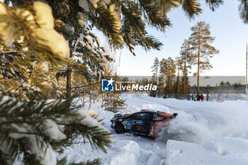 2024-02-17 - 61 José CAPARÓ, Esther GUTIÉRREZ, Fiesta Rally3, action during the Rally Sweden 2024, 2nd round of the 2024 WRC World Rally Car Championship, from February 15 to 18, 2024 at Umea, Sweden - AUTO - WRC - RALLY SWEDEN 2024 - RALLY - MOTORS