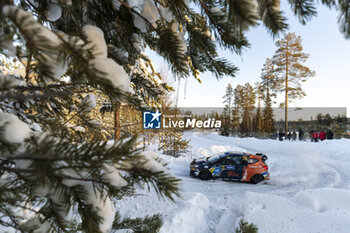 2024-02-17 - 55 Taylor GILL, Daniel BRKIC, Ford Fiesta Rally3, action during the Rally Sweden 2024, 2nd round of the 2024 WRC World Rally Car Championship, from February 15 to 18, 2024 at Umea, Sweden - AUTO - WRC - RALLY SWEDEN 2024 - RALLY - MOTORS