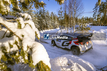 2024-02-17 - 34 YAMAMOTO Yuki, SALMINEN Marko, Toyota Yaris Rally2, action during the Rally Sweden 2024, 2nd round of the 2024 WRC World Rally Car Championship, from February 15 to 18, 2024 at Umea, Sweden - AUTO - WRC - RALLY SWEDEN 2024 - RALLY - MOTORS
