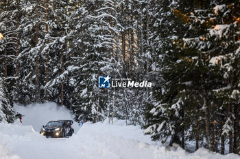 2024-02-18 - 18 KATSUTA Takamoto, JOHNSTON Aaron, Toyota GR Yaris Rally1, action during the Rally Sweden 2024, 2nd round of the 2024 WRC World Rally Car Championship, from February 15 to 18, 2024 at Umea, Sweden - AUTO - WRC - RALLY SWEDEN 2024 - RALLY - MOTORS