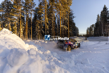 2024-02-18 - 29 KORHONEN Roope, VIINIKKA Anssi, Toyota Yaris Rally2, action during the Rally Sweden 2024, 2nd round of the 2024 WRC World Rally Car Championship, from February 15 to 18, 2024 at Umea, Sweden - AUTO - WRC - RALLY SWEDEN 2024 - RALLY - MOTORS