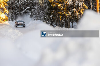 2024-02-18 - 13 MUNSTER Gregoire, LOUKA Louis, Ford Puma Rally1, action during the Rally Sweden 2024, 2nd round of the 2024 WRC World Rally Car Championship, from February 15 to 18, 2024 at Umea, Sweden - AUTO - WRC - RALLY SWEDEN 2024 - RALLY - MOTORS