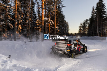 2024-02-18 - 69 ROVANPERA Kalle, HALTTUNEN Jonne, Toyota GR Yaris Rally1, action during the Rally Sweden 2024, 2nd round of the 2024 WRC World Rally Car Championship, from February 15 to 18, 2024 at Umea, Sweden - AUTO - WRC - RALLY SWEDEN 2024 - RALLY - MOTORS