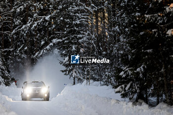 2024-02-18 - 18 KATSUTA Takamoto, JOHNSTON Aaron, Toyota GR Yaris Rally1, action during the Rally Sweden 2024, 2nd round of the 2024 WRC World Rally Car Championship, from February 15 to 18, 2024 at Umea, Sweden - AUTO - WRC - RALLY SWEDEN 2024 - RALLY - MOTORS