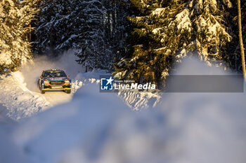 2024-02-18 - 24 JOONA Lauri, HUSSI Janni, Skoda Fabia RS Rally2, action during the Rally Sweden 2024, 2nd round of the 2024 WRC World Rally Car Championship, from February 15 to 18, 2024 at Umea, Sweden - AUTO - WRC - RALLY SWEDEN 2024 - RALLY - MOTORS