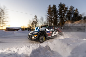 2024-02-18 - 33 EVANS Elfyn, MARTIN Scott, Toyota GR Yaris Rally1, action during the Rally Sweden 2024, 2nd round of the 2024 WRC World Rally Car Championship, from February 15 to 18, 2024 at Umea, Sweden - AUTO - WRC - RALLY SWEDEN 2024 - RALLY - MOTORS
