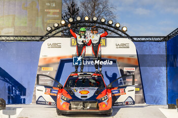 2024-02-18 - LAPPI Esapekka, Hyundai I20 Rally1, portrait during the Rally Sweden 2024, 2nd round of the 2024 WRC World Rally Car Championship, from February 15 to 18, 2024 at Umea, Sweden - AUTO - WRC - RALLY SWEDEN 2024 - RALLY - MOTORS
