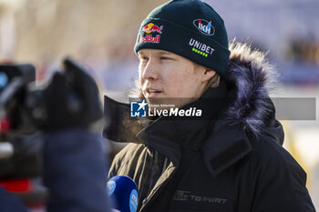 2024-02-18 - ROVANPERA Kalle, Toyota GR Yaris Rally1, portrait during the Rally Sweden 2024, 2nd round of the 2024 WRC World Rally Car Championship, from February 15 to 18, 2024 at Umea, Sweden - AUTO - WRC - RALLY SWEDEN 2024 - RALLY - MOTORS