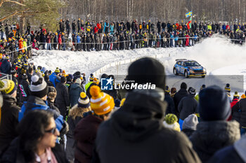 2024-02-18 - 24 JOONA Lauri, HUSSI Janni, Skoda Fabia RS Rally2, action during the Rally Sweden 2024, 2nd round of the 2024 WRC World Rally Car Championship, from February 15 to 18, 2024 at Umea, Sweden - AUTO - WRC - RALLY SWEDEN 2024 - RALLY - MOTORS