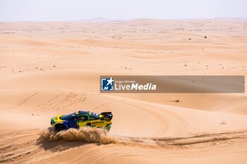 2024-02-24 - 207 BAUMGART Cristian (BRA), ANDREOTTI Alberto (BRA), X Rally Team Motorsports, Prodrive Hunter, FIA W2RC, action during the Pre-Event Test Location of the 2024 Abu Dhabi Desert Challenge, from February 24 to 25, 2024 in Tilal Swaihan, United Arab Emirates - W2RC - ABU DHABI DESERT CHALLENGE 2024 - RALLY - MOTORS