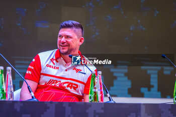 2024-02-25 - PROKOP Martin (CZE), CHYTKA Viktor (CZE), Orlen Jipocar Team, Ford, Raptor RS Cross Country, FIA W2RC, portrait during the Press Conference of the 2024 Abu Dhabi Desert Challenge, on February 25, 2024 in Abu Dhabi, United Arab Emirates - W2RC - ABU DHABI DESERT CHALLENGE 2024 - RALLY - MOTORS