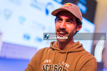 2024-02-25 - DE MEVIUS Guillaume (BEL), PANSERI Xavier (FRA), Overdrive Racing, Toyota Hilux Overdrive, FIA W2RC, portrait during the Press Conference of the 2024 Abu Dhabi Desert Challenge, on February 25, 2024 in Abu Dhabi, United Arab Emirates - W2RC - ABU DHABI DESERT CHALLENGE 2024 - RALLY - MOTORS