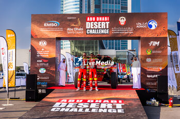 2024-02-26 - 204 PROKOP Martin (CZE), CHYTKA Viktor (CZE), Orlen Jipocar Team, Ford, Raptor RS Cross Country, FIA W2RC, ambiance during the starting podium of the 2024 Abu Dhabi Desert Challenge, on February 26, 2024 in Abu Dhabi, United Arab Emirates - W2RC - ABU DHABI DESERT CHALLENGE 2024 - RALLY - MOTORS