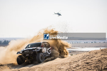 2024-02-26 - 208 VARIAWA Saoud (ZAF), CAZALET François (FRA), Toyota Gazoo Racing, Toyota GR DKR Hilux, FIA W2RC, action during the Prologue of the 2024 Abu Dhabi Desert Challenge, on February 26, 2024 in Al Dhannah, United Arab Emirates - W2RC - ABU DHABI DESERT CHALLENGE 2024 - RALLY - MOTORS