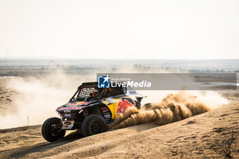 2024-02-26 - 311 SANZ Laia (ESP), GERINI Maurizio (ITA), Taurus T3 Max, action during the Prologue of the 2024 Abu Dhabi Desert Challenge, on February 26, 2024 in Al Dhannah, United Arab Emirates - W2RC - ABU DHABI DESERT CHALLENGE 2024 - RALLY - MOTORS
