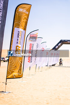 2024-02-27 - Branding during the Stage 1 of the 2024 Abu Dhabi Desert Challenge, on February 27, 2024 in Al Dhannah, United Arab Emirates - W2RC - ABU DHABI DESERT CHALLENGE 2024 - RALLY - MOTORS
