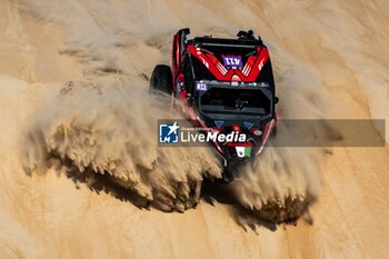 2024-02-27 - 411 AL HELEI Mansour (ARE), ALKENDI Khalid (ARE), R-X Sport, BRP Can-Am Maverick XRS TURBO RR, action during the Prologue of the 2024 Abu Dhabi Desert Challenge, on February 26, 2024 in Al Dhannah, United Arab Emirates - W2RC - ABU DHABI DESERT CHALLENGE 2024 - RALLY - MOTORS